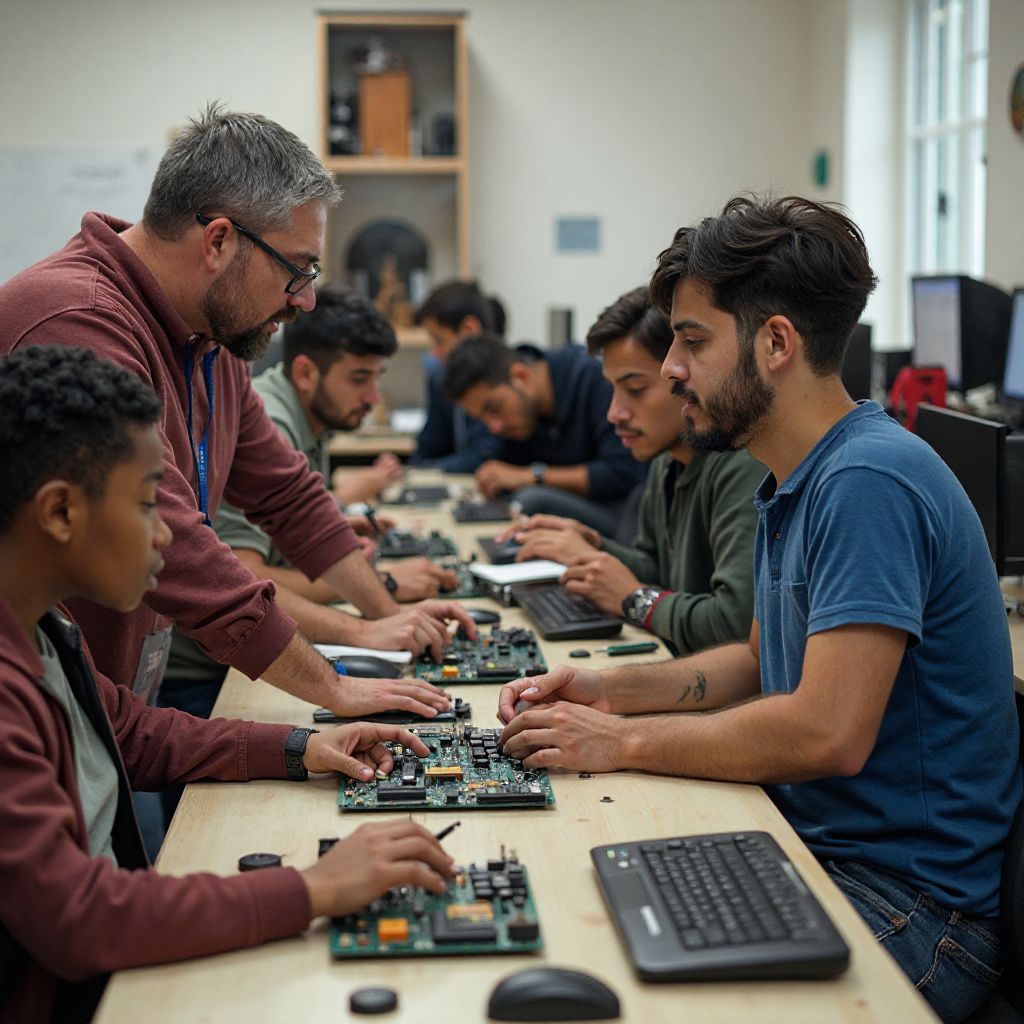 Technical workshop in progress