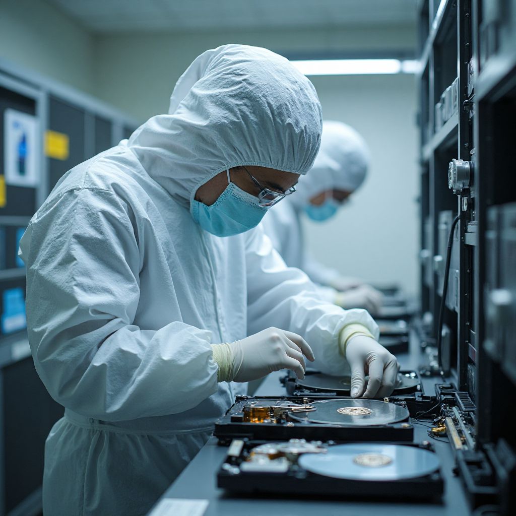 Data recovery clean room