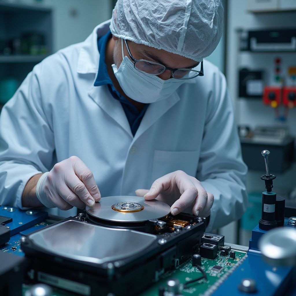 Critical data recovery from damaged hard drive